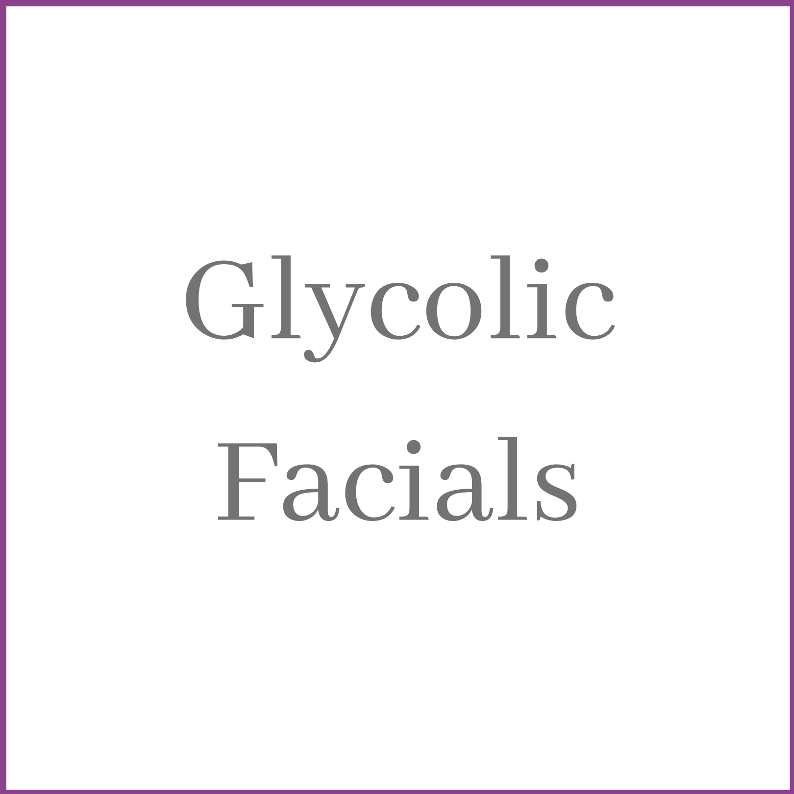 Glycolic Peel Facial Aftercare Advice